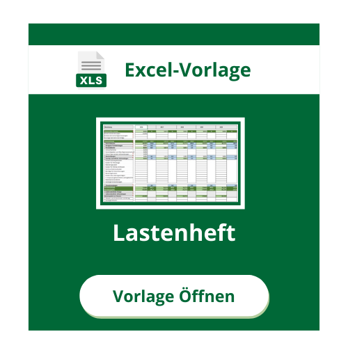 Lastenheft Vorlage für Projekte