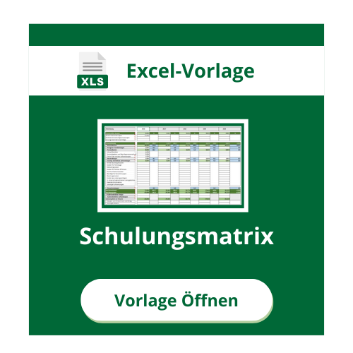Schulungsmatrix Vorlage