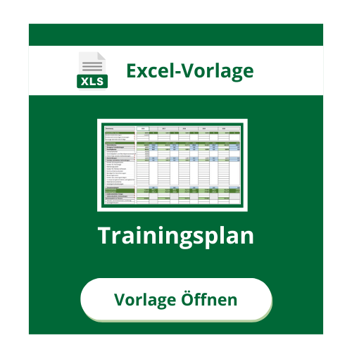 Trainingsplan Vorlage