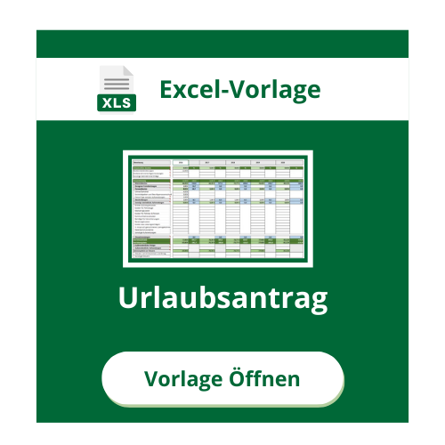Urlaubsantrag Vorlage zum Ausfüllen